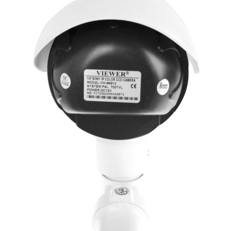 1 / 3 inch Sony 700TVL 8mm Fixed Lens Array LED & Waterproof Color CCD Video Camera with Bracket, Support OSD Control, IR Distance: 80m