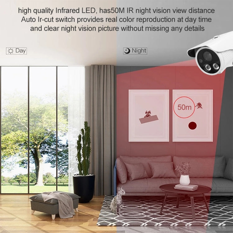 1 / 3 inch Sony 700TVL 6mm Fixed Lens Array LED & Waterproof Color CCD Video Camera with Bracket, Support OSD Control, IR Distance: 50m