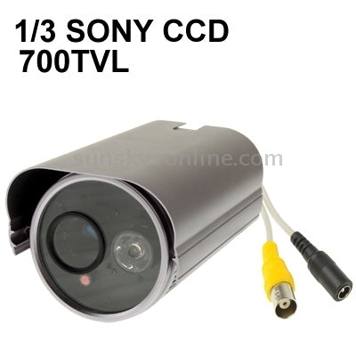 1 / 3 SONY 700TVL Digital Color Video CCTV Waterproof Camera, IR Distance: 50m