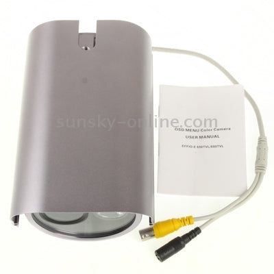 1 / 3 SONY 700TVL Digital Color Video CCTV Waterproof Camera, IR Distance: 50m