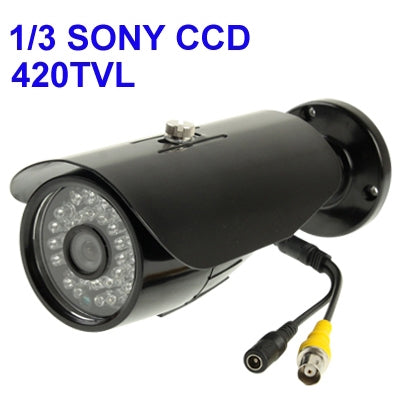 1 / 3 SONY 420TVL Digital Color Video CCTV Waterproof Camera, IR Distance: 30m