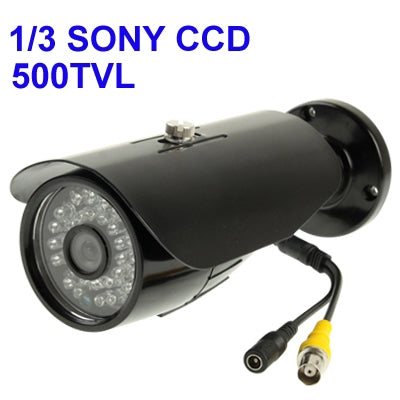 1 / 3 SONY 500TVL Digital Color Video CCTV Waterproof Camera, IR Distance: 30m