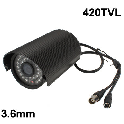 1/3 SONY 420TVL CCD Waterproof Camera, IR Distance: 30m, View Angle