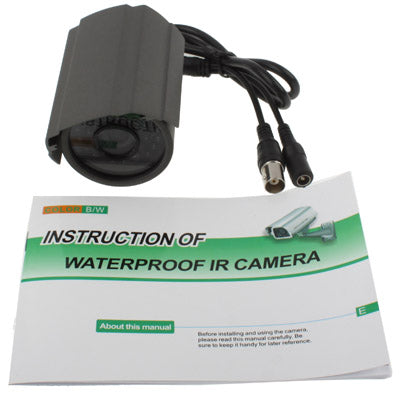 1/3 SHARP Color 420TVL CCD Waterproof Camera, IR Distance: 20m, View Angle 80 Degree , Lens Mount: 3.6mm (Sharp 722RP)