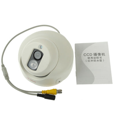 1 / 3 SONY 650TVL 6mm Lens Array IR & Waterproof Color Dome CCD Video Camera, IR Distance: 50m (Size: 120(L) x 120(W) x 80(H) mm)