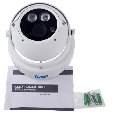 1/3 SONY 700TVL 2.8-12mm Vari-focus Lens TR & Waterproof Color Dome CCD Video Camera, IR Distance: 50m