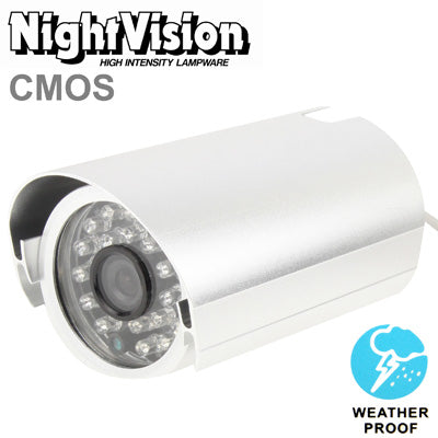 3.6mm Lens CMOS IR & Waterproof Color CCD Video Camera, IR Distance: 50m