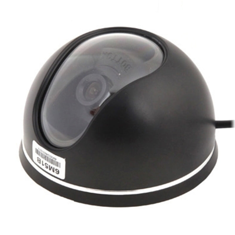 3.6mm CMOS Lens Waterproof Color Dome CCD Video Camera(Black)