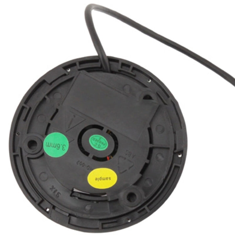 3.6mm CMOS Lens Waterproof Color Dome CCD Video Camera(Black)