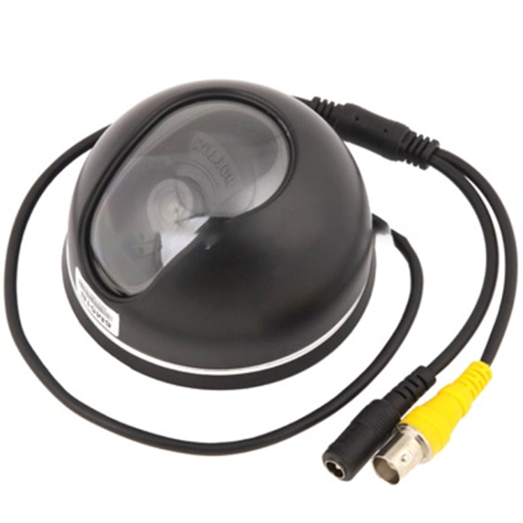 3.6mm CMOS Lens Waterproof Color Dome CCD Video Camera(Black)