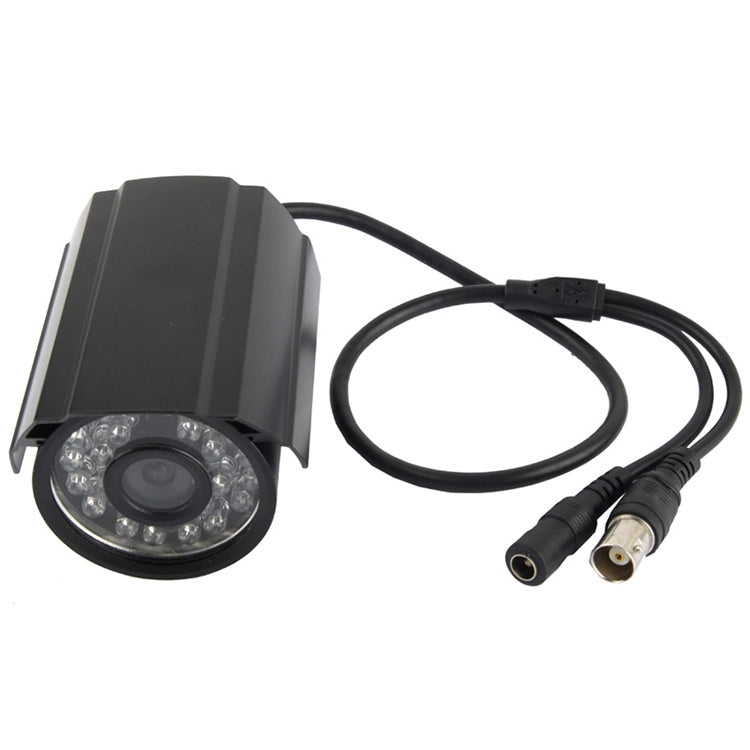CMOS 420TVL 6mm Lens Metal Material Color Infrared Camera with 24 LED, IR Distance: 20m