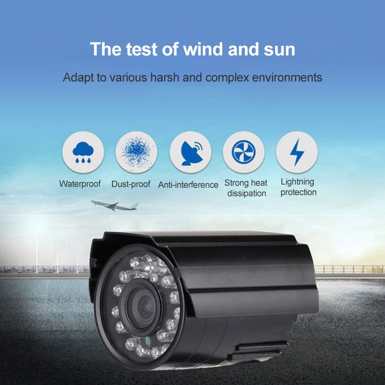 CMOS 420TVL 6mm Lens Metal Material Color Infrared Camera with 24 LED, IR Distance: 20m