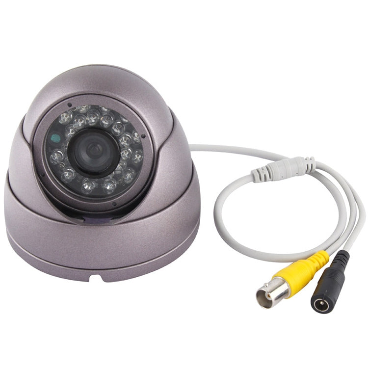 1/3 SONY CCD, 700TVL Color IR Dome CCD Camera, IR Distance: 18m