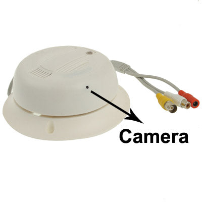 SONY CCD 420TVL Line Color Camera W/Audio , Size: 136 x 136 x 54mm(White)