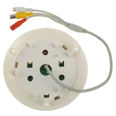 SONY CCD 420TVL Line Color Camera W/Audio , Size: 136 x 136 x 54mm(White)