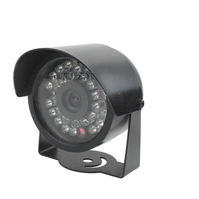 1/3 CMOS Color 380TVL 30 LED Mini Waterproof Camera(Black)