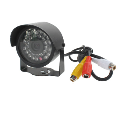 1/3 CMOS Color 380TVL 30 LED Mini Waterproof Camera(Black)