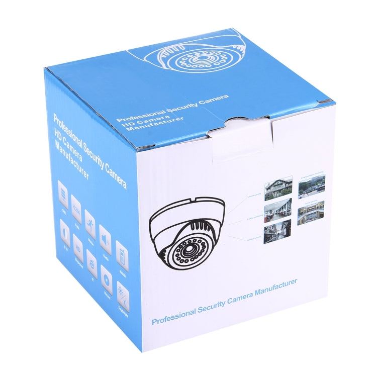 szsinocam 1/3 inch SONY 800TVL Lens IR & Waterproof Color Dome CCD Video Camera, IR Distance: 25m(White)