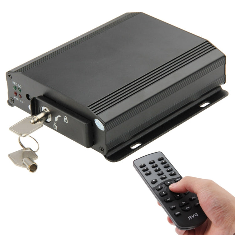 2 Channels SD Card DVR Video Recorder with Key Lock & Remote Controller, Support Motion Detect Record, Support SD Cards up to 32GB (JAB-207)