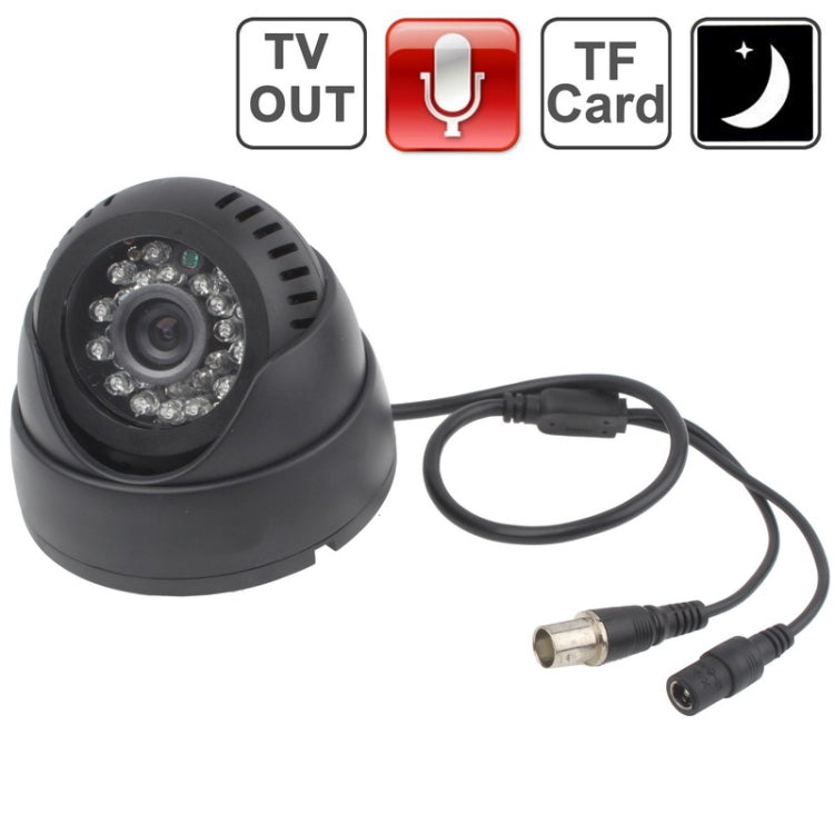 Digital Video Camera TV-OUT , Support TF Card / Sound Recording / Night Vision / Motion Detect / Loop Recording / PC Camera / Local Storage Function, Night Vision Distance 5-15m(Black)