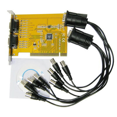 CCTV Security Video Surveillance DVR Card with 4 Channels record video, 4 Channels record audio