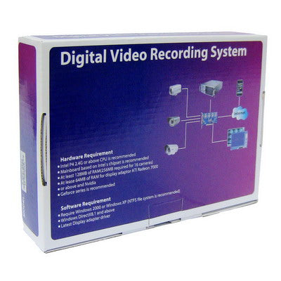 CCTV Security Video Surveillance DVR Card with 4 Channels record video, 4 Channels record audio