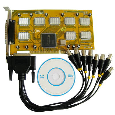 CCTV Security Video Surveillance DVR Card With 8 Channels