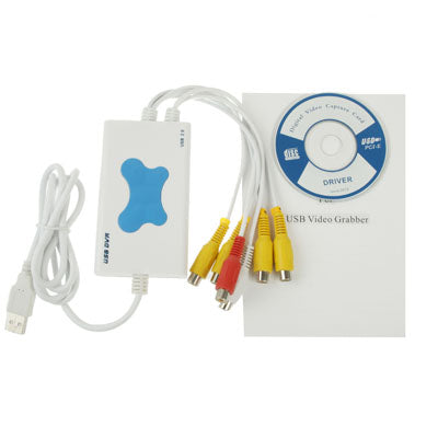 4CH USB 2.0 DVR Video Audio Full Real-time Capture Card, Support 4CH Video Input & 2CH Audio Input