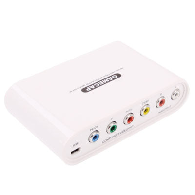 USB 2.0 Game Capture Device, Support 480i on TV, Capture XBOX 360 / PS3 Gaming(White)