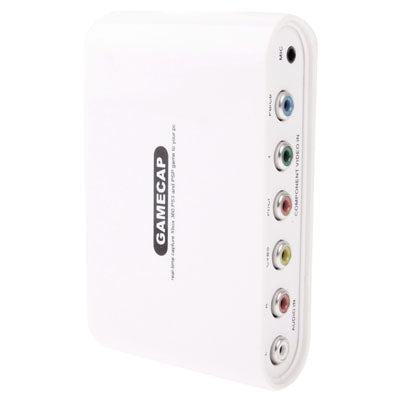 USB 2.0 Game Capture Device, Support 480i on TV, Capture XBOX 360 / PS3 Gaming(White)