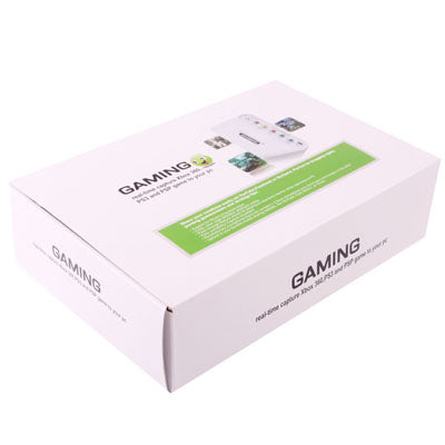 USB 2.0 Game Capture Device, Support 480i on TV, Capture XBOX 360 / PS3 Gaming(White)