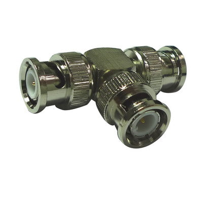 BNC Plug To 2 BNC Plug (T)