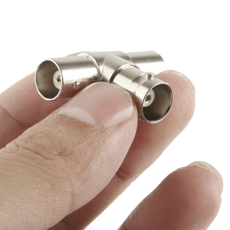 3 Way BNC Female to Double BNC Female T Adapter