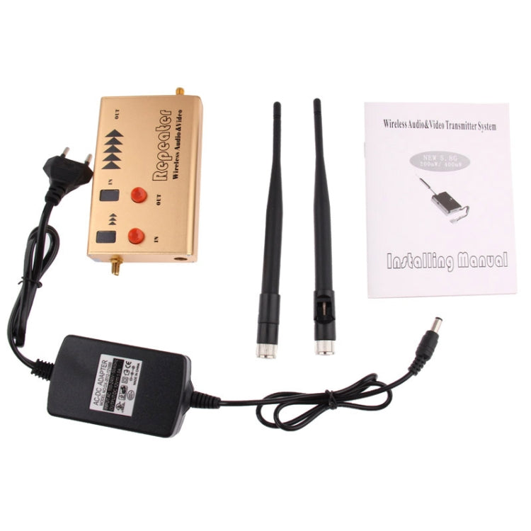 1.2GHz Wireless Audio & Video Transmitter System(Golden)