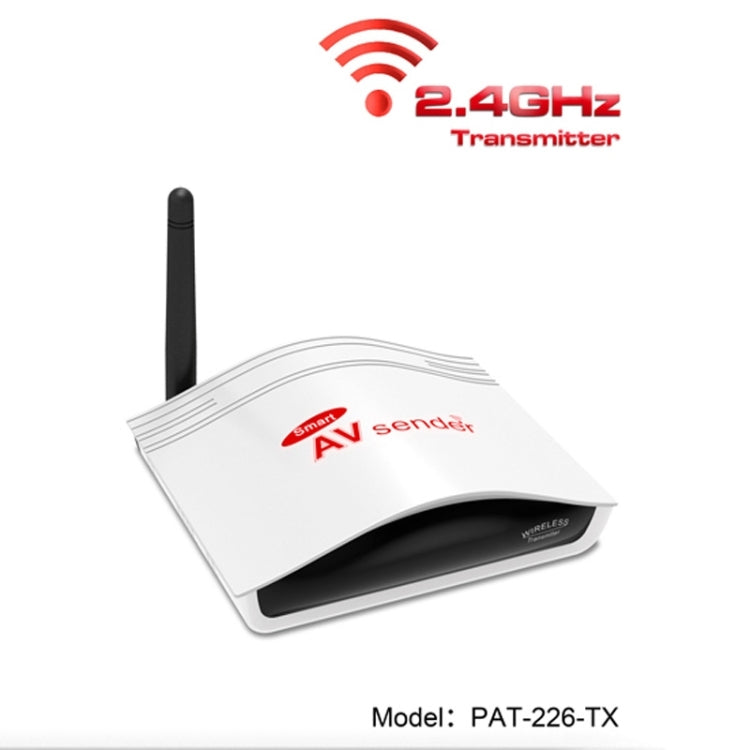 PAT-226 2.4GHz Wireless AV Transmitter & Receiver, Compatible with DVD / DVR / CCD Camera / IPTV /  Satellite Set-Top Box / Other AV Output Devices, Support Infrared Remote Control, Operation Distance: 150m