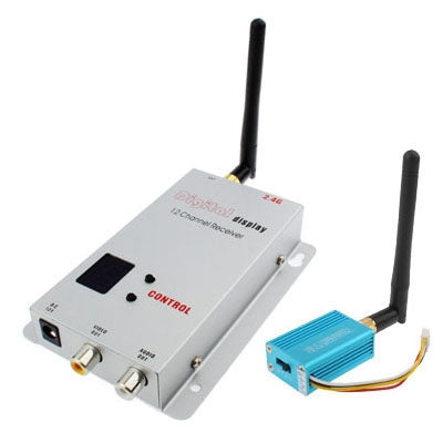 2.4GHz 4 Channels 100mW Wireless Receiver & Transmitter
