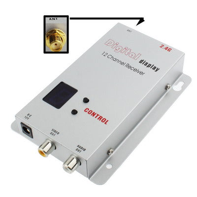 2.4GHz 4 Channels 100mW Wireless Receiver & Transmitter