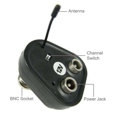 2.4G Wireless Converter and Receiver, Built in Microphone for Audio Monitoring, KT-401