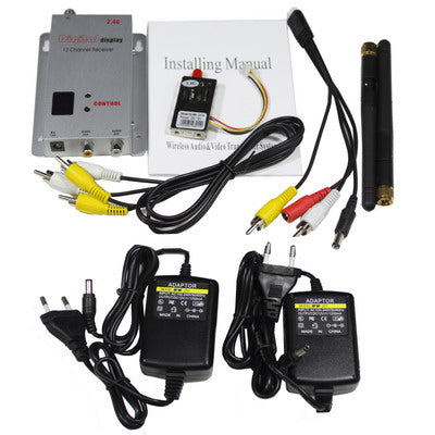 2.4GHz 1000mW 4 Channels Digital Wireless AV transmitter & receiver, Compatible with small unmanned aircraft systems