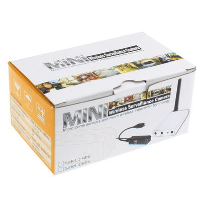 2.4 GHz 8 Channels Mini Wireless Surveillance Camera & AV Receiver