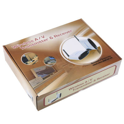 PAT-220 2.4GHz 4 Channels Wireless AV Transmitter & Receiver, Compatible with DVD, DVR, CCD Camera, IPTV, Satellite Set-Top Box and Other AV Output Devices, Maximum Transmission Distance: 150m, Support for infrared remote control
