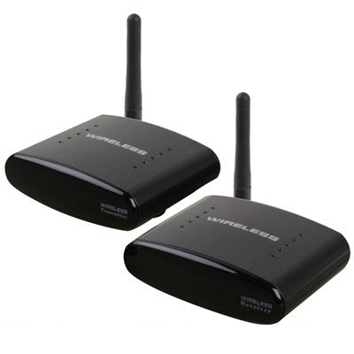 2.4GHz 4 Channels Wireless AV Transmitter & Receiver, Compatible with DVD, DVR, CCD Camera, IPTV, Satellite Set-Top Box and Other AV Output Devices, Maximum Transmission Distance: