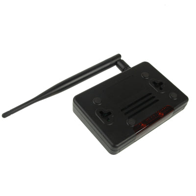 2.4GHz 4 Channels Wireless AV Transmitter & Receiver, Compatible with DVD, DVR, CCD Camera, IPTV, Satellite Set-Top Box and Other AV Output Devices, Maximum Transmission Distance: 300m(Black)