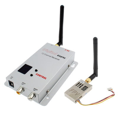 2.4GHz 4 Channels 1W Wireless Receiver & Transmitter for FPV, No cooling cover, Can not be used as routine monitoring