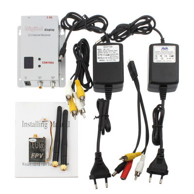 2.4GHz 4 Channels 1W Wireless Receiver & Transmitter for FPV, No cooling cover, Can not be used as routine monitoring