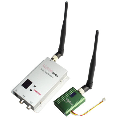 1.2GHz 400mW 8 Channel Digital Wireless AV transmitter & receiver(Green)