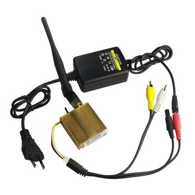 1.2GHz 700mW 7 Channel Digital Wireless AV transmitter & receiver(Golden)