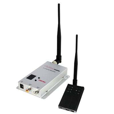 1.2GHz 2500mW 8 Channel Digital Wireless AV transmitter & receiver(Black)