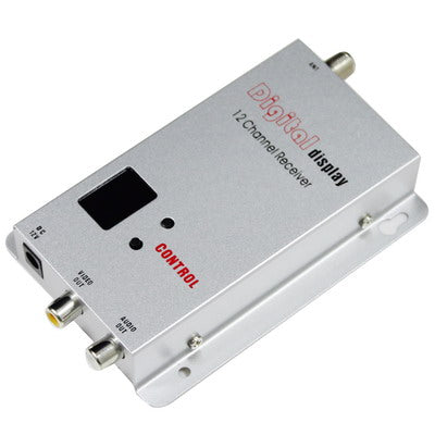 1.2GHz 2500mW 8 Channel Digital Wireless AV transmitter & receiver(Black)