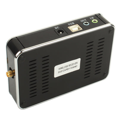2.4GHz 4 Channels Wireless Receiver with Remote Controller, Support Motion Detection, USB 2.0 Audio Interface